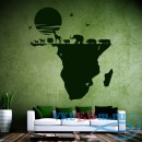 Декоративная наклейка Африка луна животные 