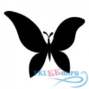Декоративная наклейка бабочка с разными крыльями
