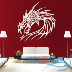 Декоративная наклейка Летающий дракон