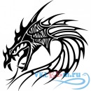 Декоративная наклейка Летающий дракон