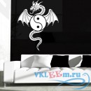 Декоративная наклейка Шаолиньский дракон