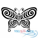 Декоративная наклейка красивая бабочка