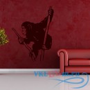 Декоративная наклейка Шимпанзе на ходулях