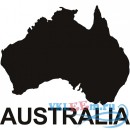 Декоративная наклейка страна Австралия 