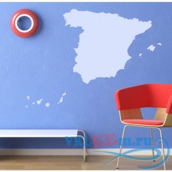 Декоративная наклейка страна Испания 