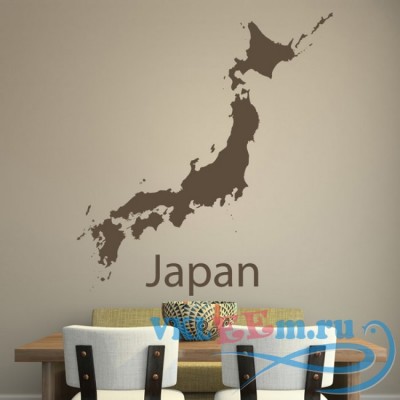 Декоративная наклейка Japan страна япония