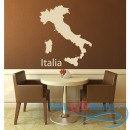 Декоративная наклейка Italy страна Италия