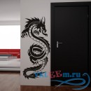 Декоративная наклейка китайский дракон