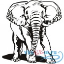 Декоративная наклейка Большой слон