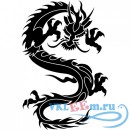 Декоративная наклейка Восточный дракон