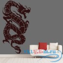 Декоративная наклейка Восточно летающий дракон