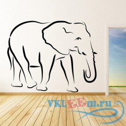 Декоративная наклейка Африканский слон
