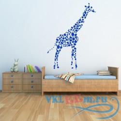 Декоративная наклейка пятнистый жираф