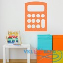 Декоративная наклейка детский калькулятор