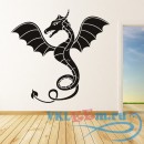 Декоративная наклейка Дракон с хвостом