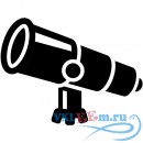 Декоративная наклейка Telescopet телескоп