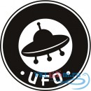 Декоративная наклейка UFO эмблема НЛО