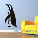 Декоративная наклейка стоячий пингвин 