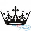 Декоративная наклейка корона королевы