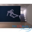 Декоративная наклейка Тренировка скейтера 