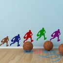Декоративная наклейка ведение мяча баскетбол 
