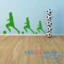 Декоративная наклейка Тренировка с мячем футбол