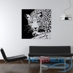 Декоративная наклейка Пятнистый леопард