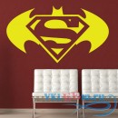 Декоративная наклейка Batman Vs Superman бетмен против супермена