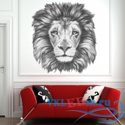 Декоративная наклейка Художественный лев