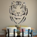 Декоративная наклейка Белый тигр портрет