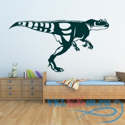 Декоративная наклейка быстрый динозавр