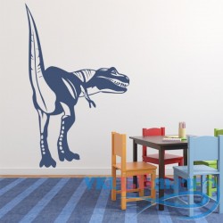 Декоративная наклейка динозавр с поднятым хвостом 