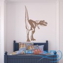 Декоративная наклейка динозавр с поднятым хвостом 