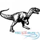 Декоративная наклейка Тиранозавр Рекс динозавр 