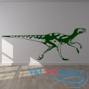 Декоративная наклейка бегущий динозавр 