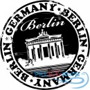 Декоративная наклейка Знак Берлин Германия