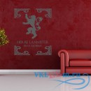 Декоративная наклейка Дом Ланнистер 