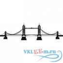 Декоративная наклейка Tower Bridge London EnglAnd United Kingdom Wall Stickers Home Decor Art Decals