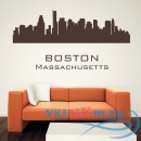 Декоративная наклейка Архитектура Бостона
