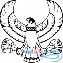 Декоративная наклейка Древнеегипетский орел