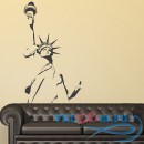 Декоративная наклейка Статуя Свободы с факелом