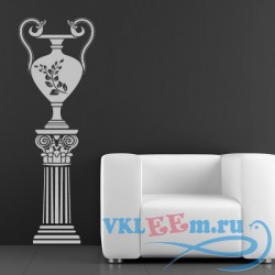 Декоративная наклейка Греческая декоративная ваза