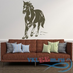 Декоративная наклейка Живописная лошадь