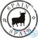 Декоративная наклейка Испанский бык значок