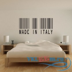 Декоративная наклейка Сделано в Италии