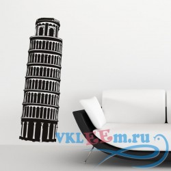 Декоративная наклейка Пизанская башня в Италии