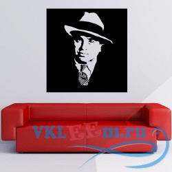 Декоративная наклейка Портрет Аль Капоне