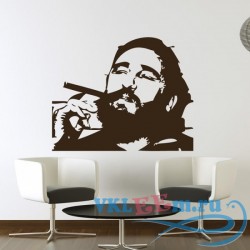 Декоративная наклейка Фидель Кастро