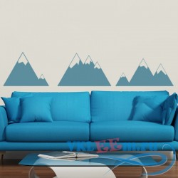 Декоративная наклейка Снежные горные вершины
