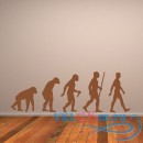 Декоративная наклейка Эволюция человека